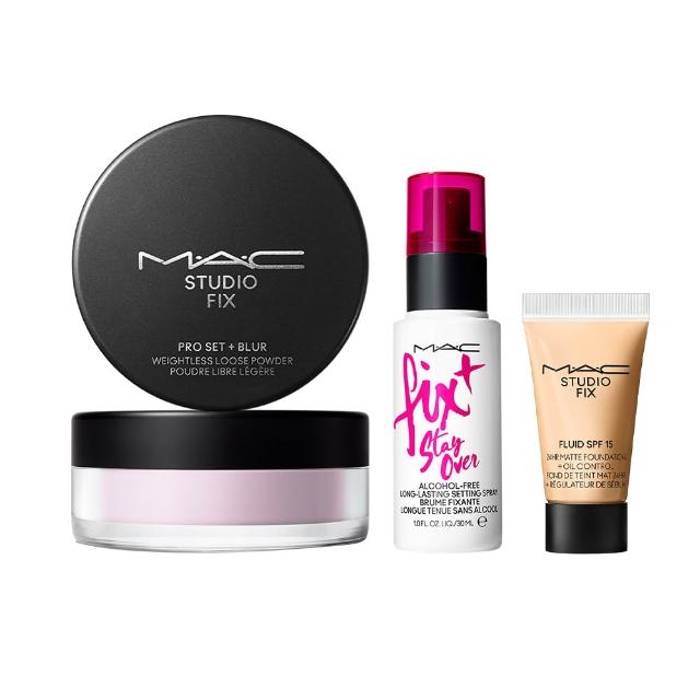 M.A.C FIX+超持妝定妝噴霧組，美國原裝平行輸入，100ml x2規格，適合各種膚質使用，提供長效持妝效果，輕盈不厚重，讓妝容更持久完美。