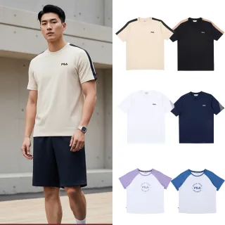 【FILA】男女運動服飾/運動短TEE(任選)
