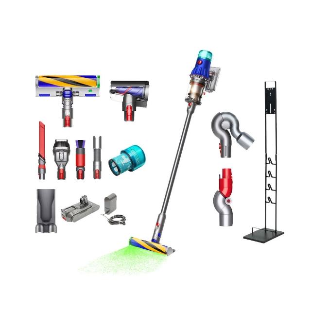 【dyson 戴森】V12 Detect Slim Fluffy SV46 強勁輕量智慧無線吸塵器 光學偵測(升級HEPA過濾)