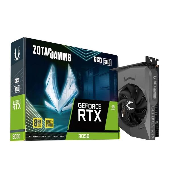【ZOTAC 索泰】GAMING GeForce RTX 3050 ECO SOLO 8G 顯示卡