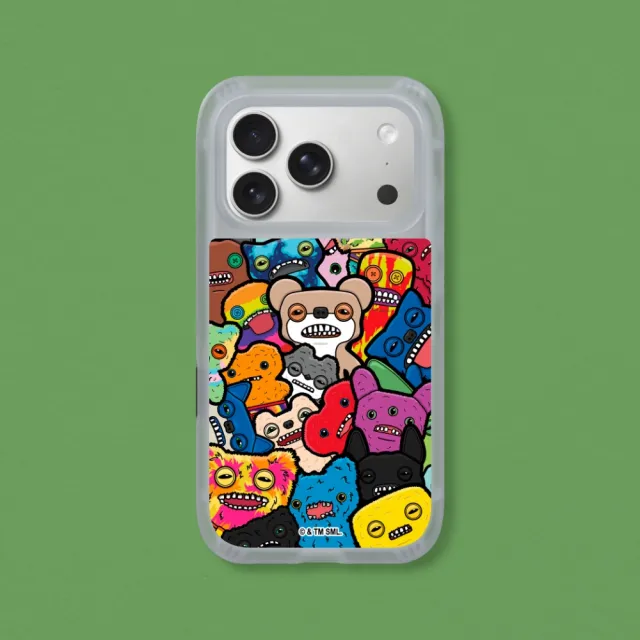 【RHINOSHIELD 犀牛盾】iPhone 15-17系列 AirX MagSafe兼容 氣墊磁吸防摔手機殼/倍感牙力(Fuggler放克牙寶)