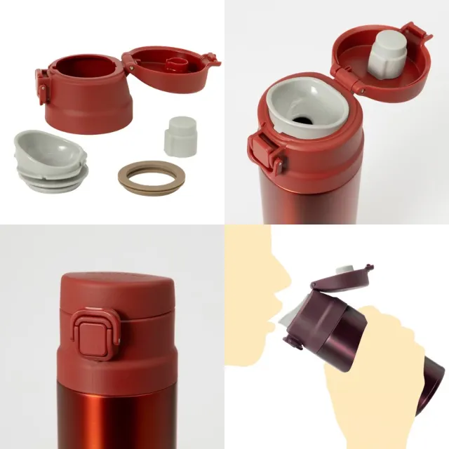 【mont bell】ALPINE THERMO BOTTLE ACTIVE 0.5L 保溫瓶 | 戶外輕量保冷保溫