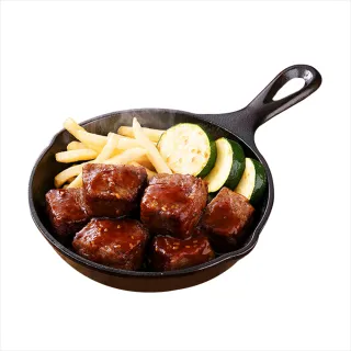 【勝崎生鮮】美國安格斯藍帶爆汁梅花骰子牛9包組(200公克±10% / 1包)