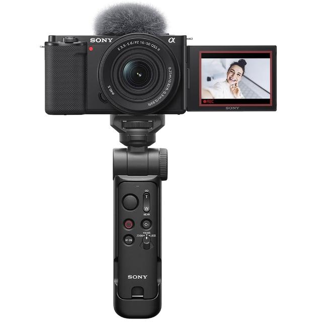 【SONY 索尼】ZV-E10K ZV-E10 KIT 附16-50mm II 握把組 (公司貨) APS-C 無反微單眼相機