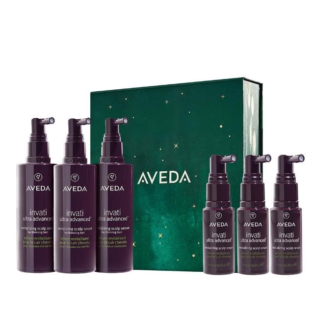 【AVEDA】蘊活煥欣豐盈菁華 買3送3團購組 (150mlx3＋30mlx3) (養髮精華 頭皮保養最佳首選)