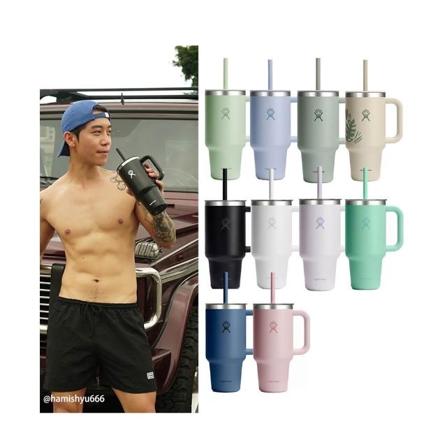 【Hydro Flask】32oz/946ml 吸管 冰霸杯 隨手杯 多色可選(大容量 提把 保冷 保冰 保溫)