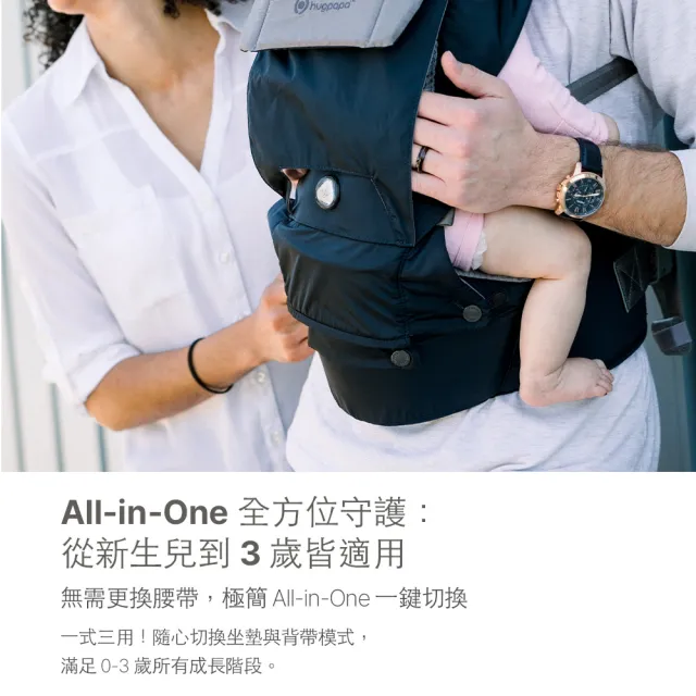 【hugpapa】DIAL-FIT PRO  韓國嬰兒透氣減壓背帶 新生兒腰凳背巾/揹巾(運動旋鈕調整鬆緊)