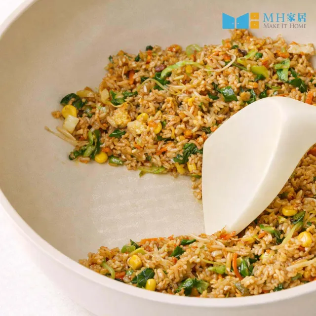 【MH家居KITCHEN】韓國製不沾平底煎炒鍋30CM(平底鍋/炒鍋/深鍋/煎鍋)