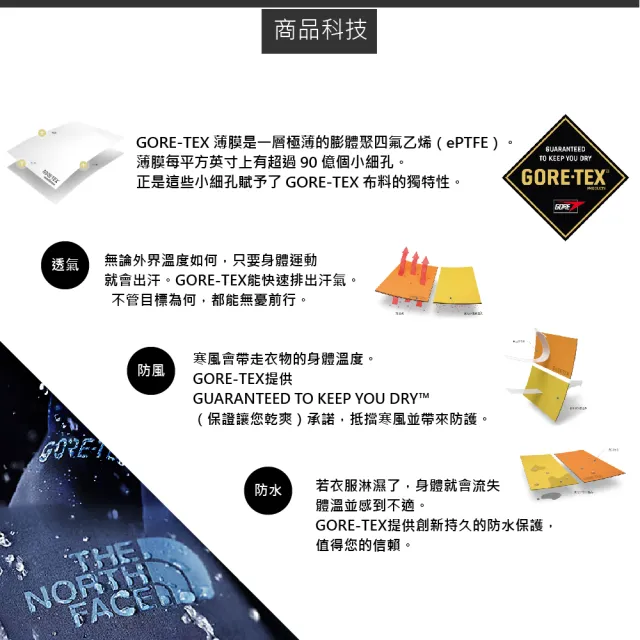 【The North Face】女 Gore-Tex 兩件式保暖連帽刷毛外套AP《白卡其》8DRJ/防水透氣連帽外套/防風外套
