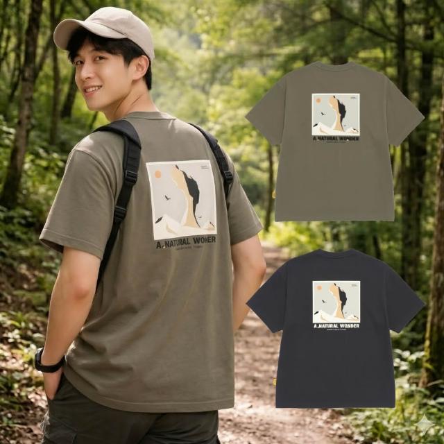 【National Geographic 國家地理】男女同款 台灣限定LOGO T恤 - 野柳女王頭 (多色可選)
