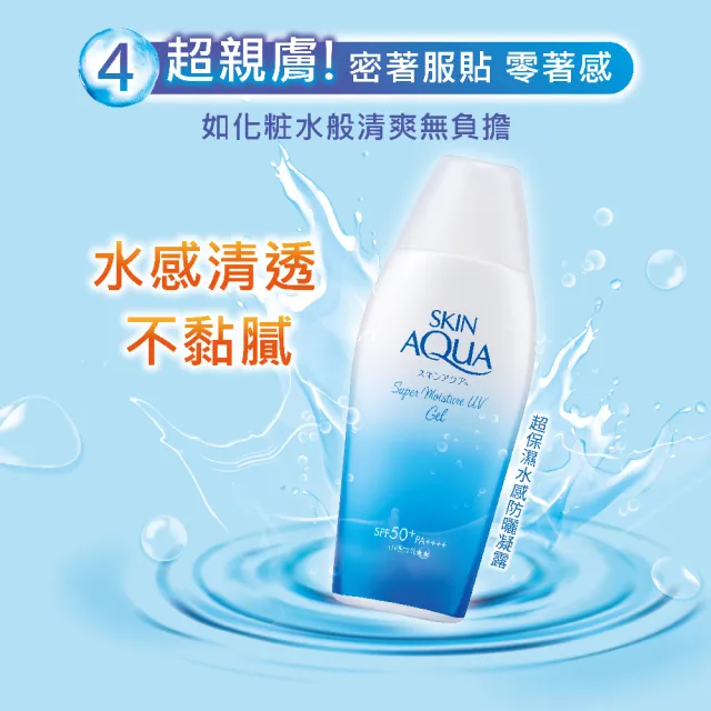 【曼秀雷敦】水潤肌超保濕水感防曬凝露110g 2入(超持久  超防曬 超清爽 臉部 身體防曬)