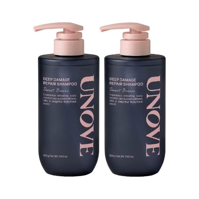 【UNOVE】柔諾伊 角蛋白柔順修護洗髮精500ml(2入組)