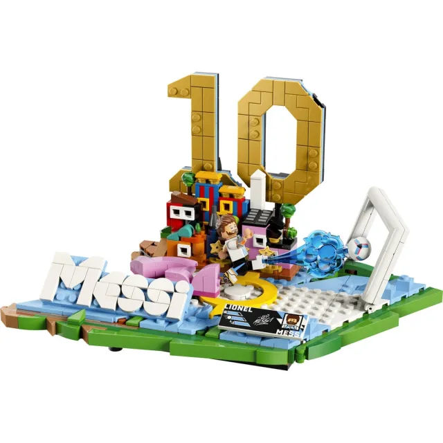 【LEGO 樂高】Editions 43011 & 43015 Lionel Messi－梅西組合(世足 2026世界盃 禮物 積木 居家擺設)
