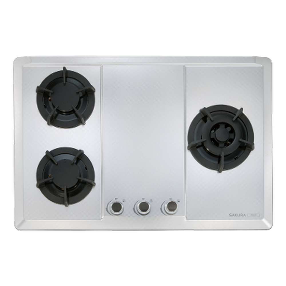 【SAKURA 櫻花】三口大面板易清檯面爐(G2633S 原廠保固原廠基本安裝)