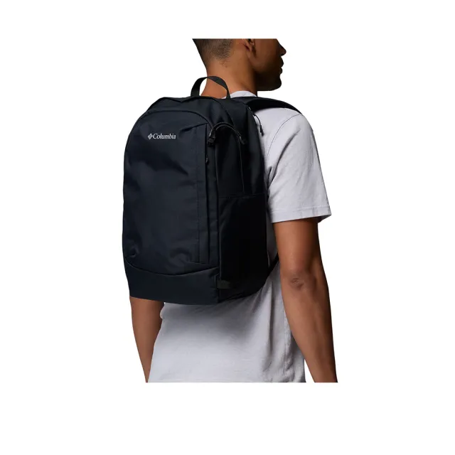 【Columbia 哥倫比亞】防潑20L後背包-Street Transit™ III Backpack-黑色(UUU86350BK/KS)