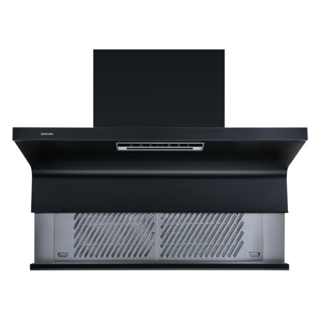 【SAKURA 櫻花】近吸除油煙機-渦輪變頻 AI風控全隱藏系列_全隱藏_90cm(DR7396HXL_原廠保固原廠基本安裝)