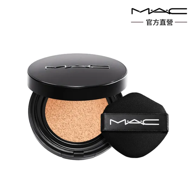 【M.A.C】臥蠶自然大眼組(霧絲絨氣墊粉餅+調光校色液1.8ML+立體修正液4.5ML