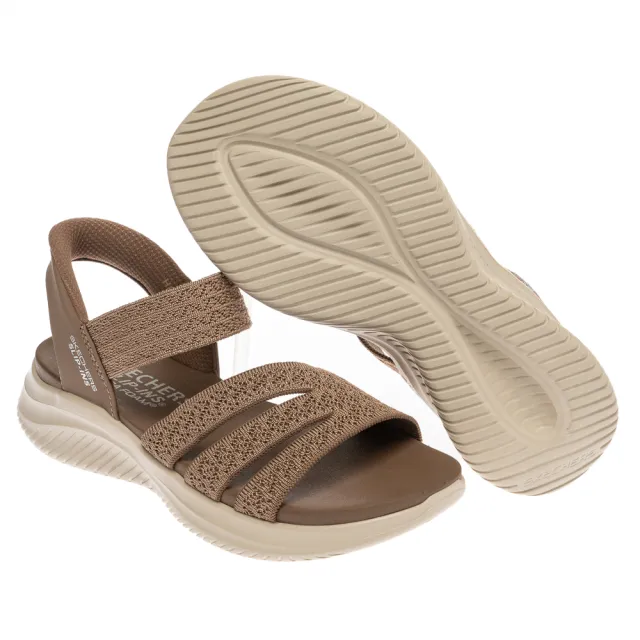 【SKECHERS】女鞋 休閒系列 涼拖鞋 涼鞋 拖鞋 瞬穿舒適科技 ULTRA FLEX 3.0 SANDAL (164054MOC)