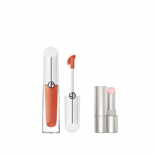 【ARMANI 亞曼尼】官方直營 訂製奢光潤唇蜜 3.5ml(唇彩/奢光小銀管)