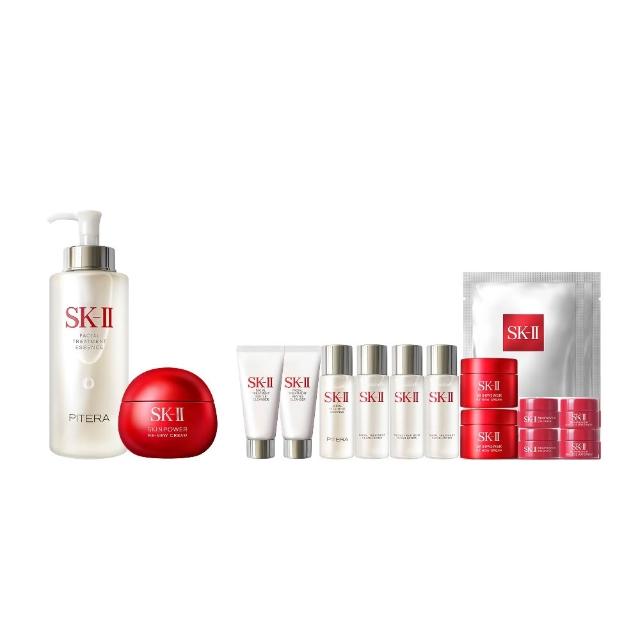【SK-II】官方直營 青春露330ml+肌源賦能煥顏活膚霜100g(加大版/鐵粉必囤/精華王者/大紅球)