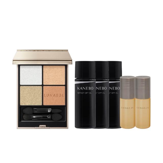 【Kanebo 佳麗寶】LUNASOL 晶巧霓光眼彩盒N 7g(多色任選_加贈粉底卸妝組)