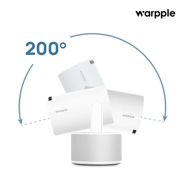 【Warpple】派對輕劇院Pro短焦雲台K歌HD智慧投影機 LA6 Pro