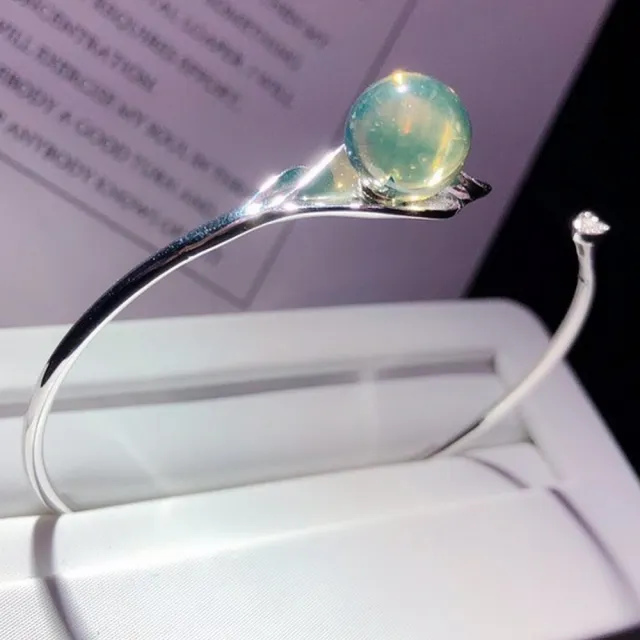 【勝弘珠寶】多明尼加藍珀一葉之秋手環