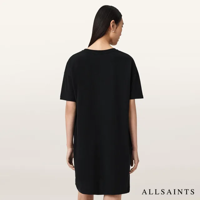 【ALLSAINTS】ZAYA 純棉寬鬆T恤式短洋裝 W053DE(舒適版型)