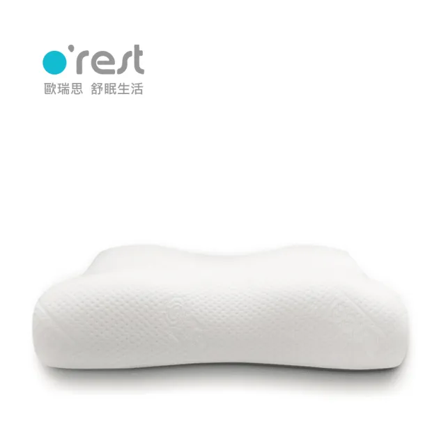 【orest】記憶枕推薦 完美側睡護頸枕｜人體工學 抗菌枕芯 低溫感記憶棉 側睡枕