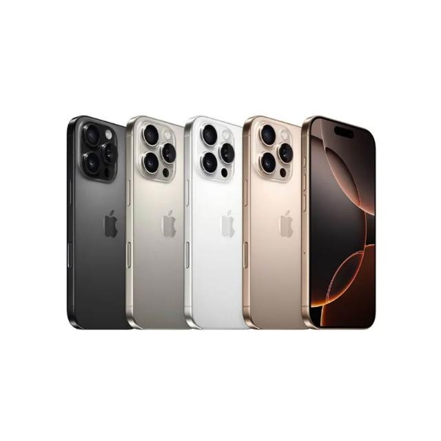 【Apple】A+級福利品 iPhone 16 Pro 512GB 6.3吋(贈充電線+玻璃貼+透明殼)