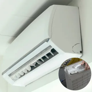 【HOHO 好服務好生活】分離式室內機冷氣機清洗保養+升級獨家抗菌鍍膜無毒藥劑★含除濕機濾網及水箱清洗