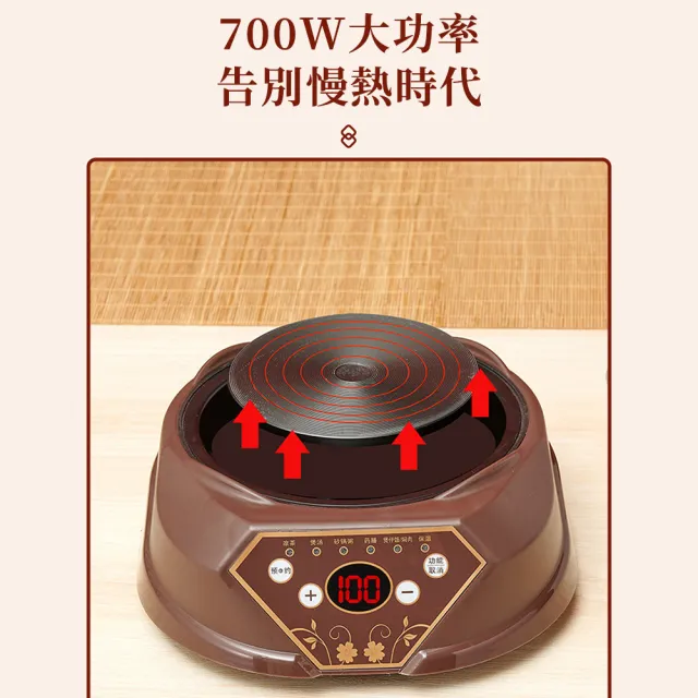 【tounichi 東日】多功能養生煮茶壺套組(養生壺/煮茶壺/電熱壺/花茶壺)