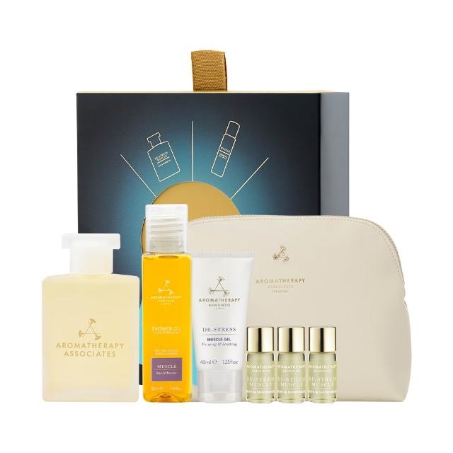 AA英國皇家芳療舒緩自在為一款結合複方精油的沐浴組合，包含55mL沐浴油與50mL沐浴露，採清新調香氣，提供舒緩放鬆的沐浴體驗。產品為一般包裝，公司貨供應，請詳見包裝標示瞭解儲存期限與使用方法。