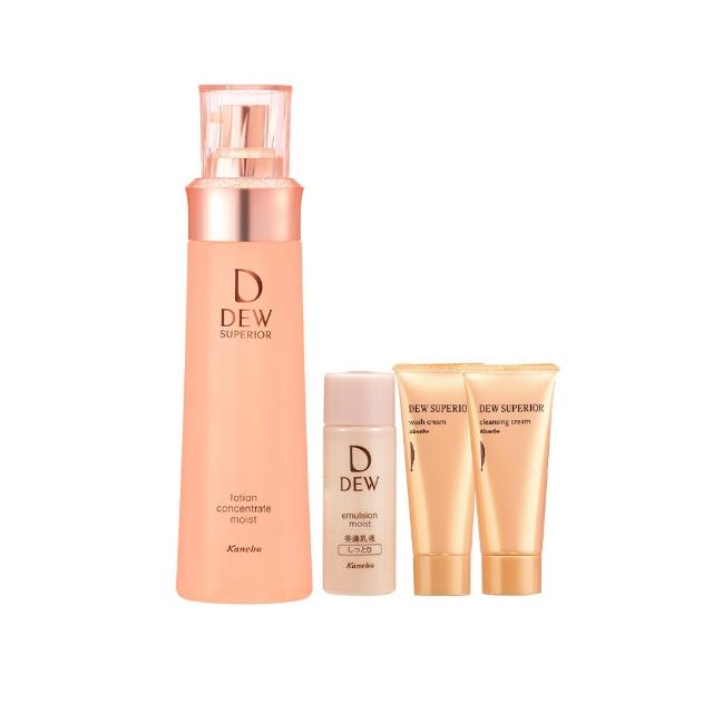Kanebo佳麗寶 DEWS潤活精純露 福袋三選一，日本專櫃公司貨，適用於臉部與眼部，適合各種膚質。包含潤活輕巧5件組、提拉麵膜、保濕緻潤洗顏卸妝組，提供多重保養選擇，輕盈滋潤，提升肌膚水潤度與彈性。