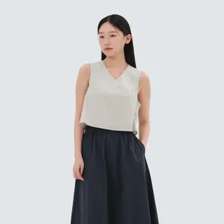 【Snow Peak】女 Root 女式無袖上衣 淺米