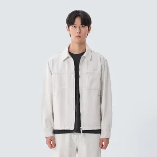 【Snow Peak】男 牛仔外套 象牙白