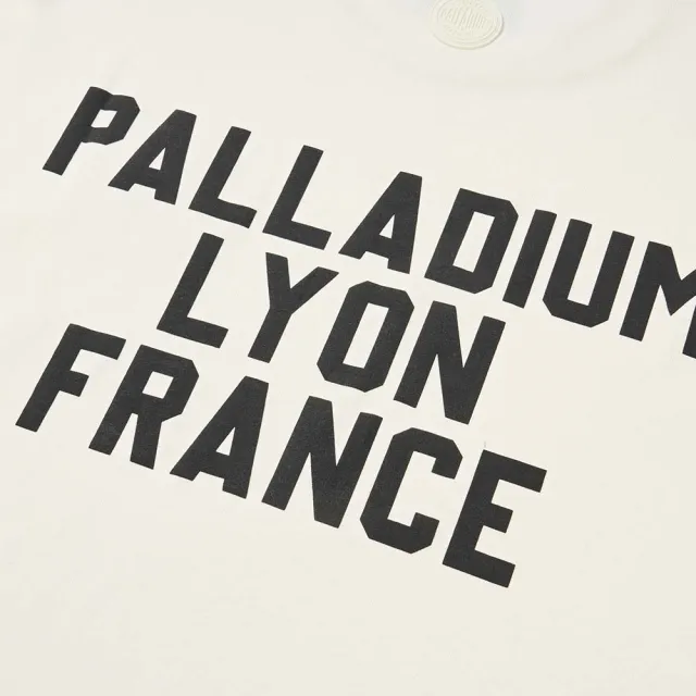 【Palladium】印刷LOGO寬鬆短袖T恤-男裝-棉花糖(109735-262)