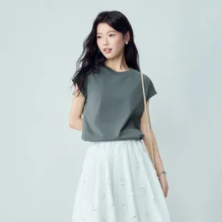 【GIORDANO 佐丹奴】女裝機能涼感抗菌插肩短袖T恤(多色任選)