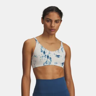 【UNDER ARMOUR】UA 女 Motion 印花低衝擊運動內衣_6012942-110(白色)