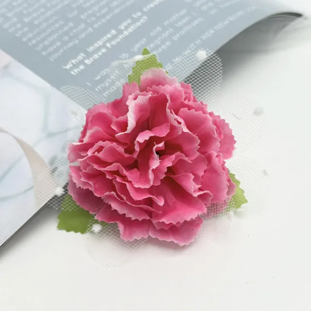 【六分埔禮品】康乃馨胸花12入-多色任選(母親節康乃馨胸針康乃馨別針謝師宴佈置擺飾裝飾)