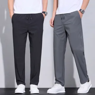 【NEW FORCE】涼意透氣速乾百搭休閒男長褲-3色可選(涼感長褲/冰絲長褲/運動長褲/休閒褲/男褲/夏天長褲)