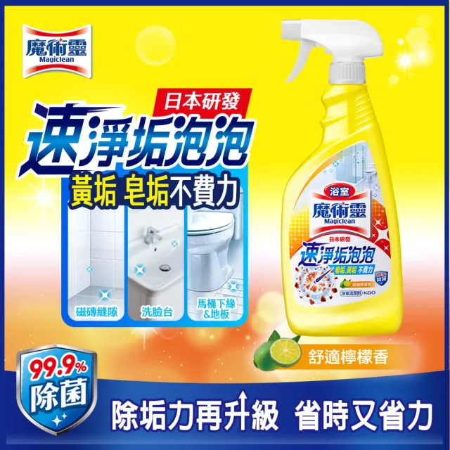 【魔術靈】浴室清潔劑噴槍瓶500ml+浴室魔術靈日本原裝去霉劑噴槍瓶400ml
