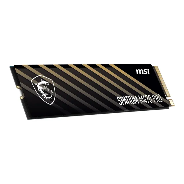 SSD+MB組合★【MSI 微星】SPATIUM M470 Pro 1TB SSD固態硬碟(讀6000MB/寫4500MB)+微星B760M