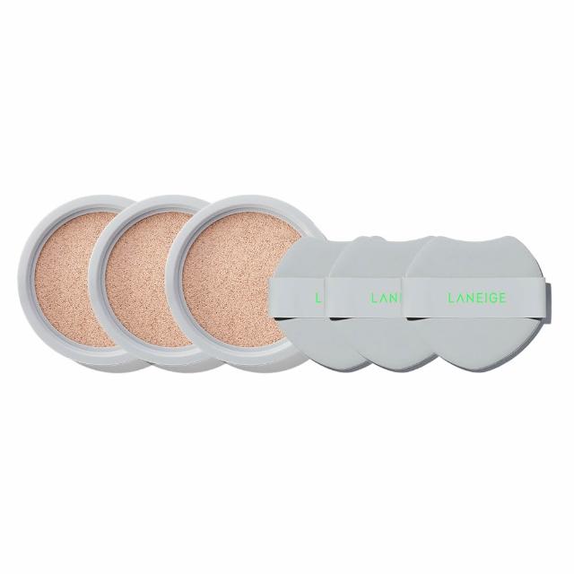 【蘭芝 官方直營】NEO型塑氣墊EX 三蕊組15g*3(LANEIGE 不含氣墊粉盒 #小方塊)