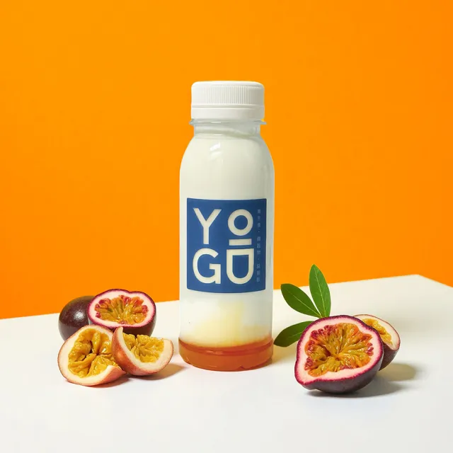 【YOGU】百香果優格飲/添加寡糖240ML*8入組(添加寡糖/鮮奶優格飲/手工熬煮)