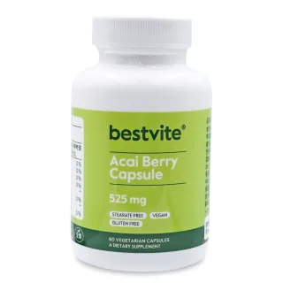 【Bestvite 必賜力】必賜力高濃縮巴西莓膠囊1瓶(60顆*1瓶)