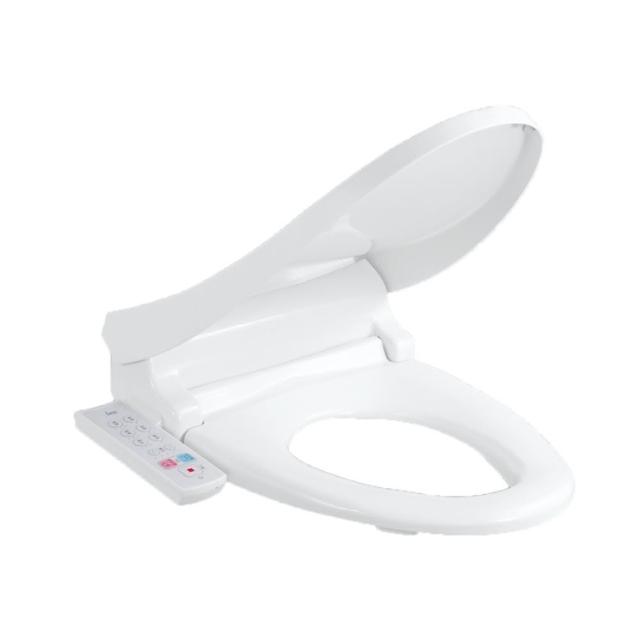 HCG和成 AF870W HCG和成 AF870W 免治馬桶蓋,採用白色壓克力材質,具備儲熱式加熱功能,適合臺灣家庭使用。商品尺寸為長55cm、寬60cm、高25cm,重量4.5KG,適用馬桶尺寸為44cm±2cm。符合BSMI許可字號R41173,電源為AC110v/60Hz。