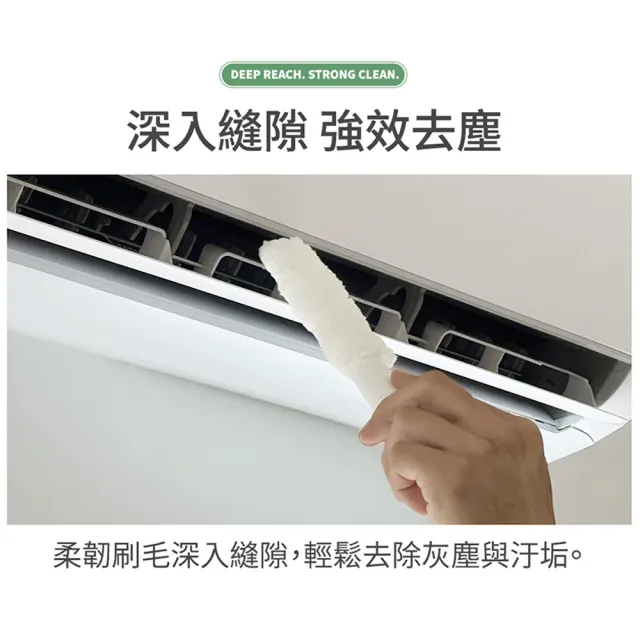 【GREEN BELL 綠貝】五合一循環扇清潔刷 2入組(風扇刷 冷氣刷 縫隙清潔)