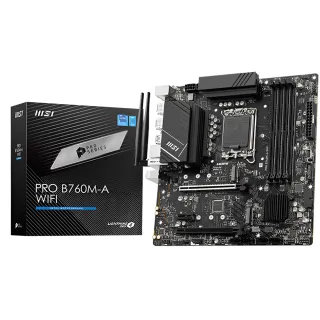 【Intel 英特爾】Intel Core i5-14400F CPU+微星 B760M-A WIFI 主機板D5(十核心超值組合包)