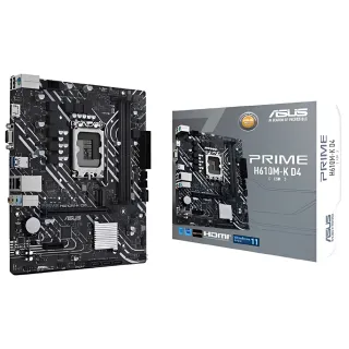 【Intel 英特爾】Intel Core i7-14700 CPU+華碩 H610M-K 主機板(二十核心超值組合包)